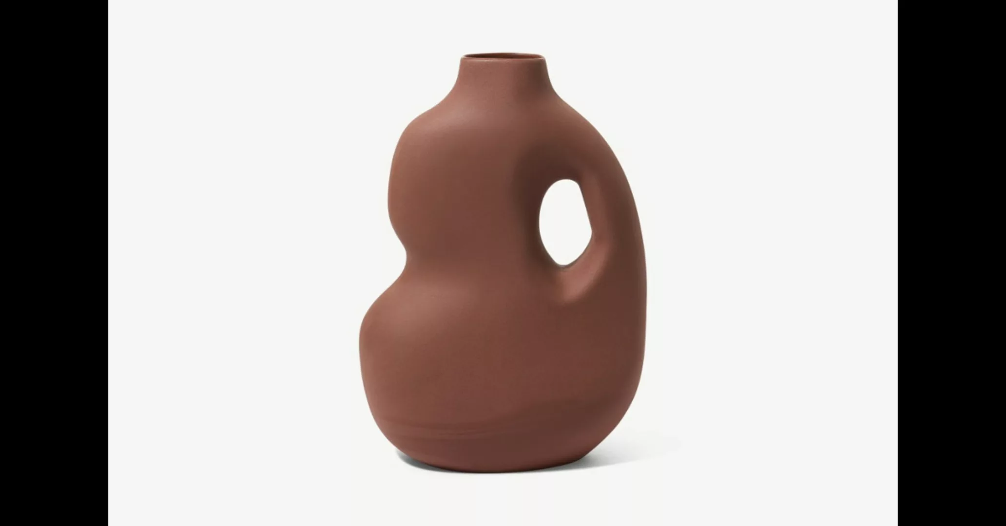 Schneid Studio Organic Vase, Rostbraun - MADE.com günstig online kaufen