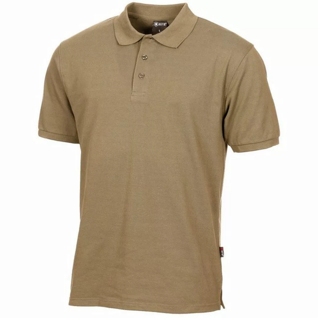 MFH T-Shirt Outdoor Poloshirt coyote tan mit Knopfleiste 4XL günstig online kaufen