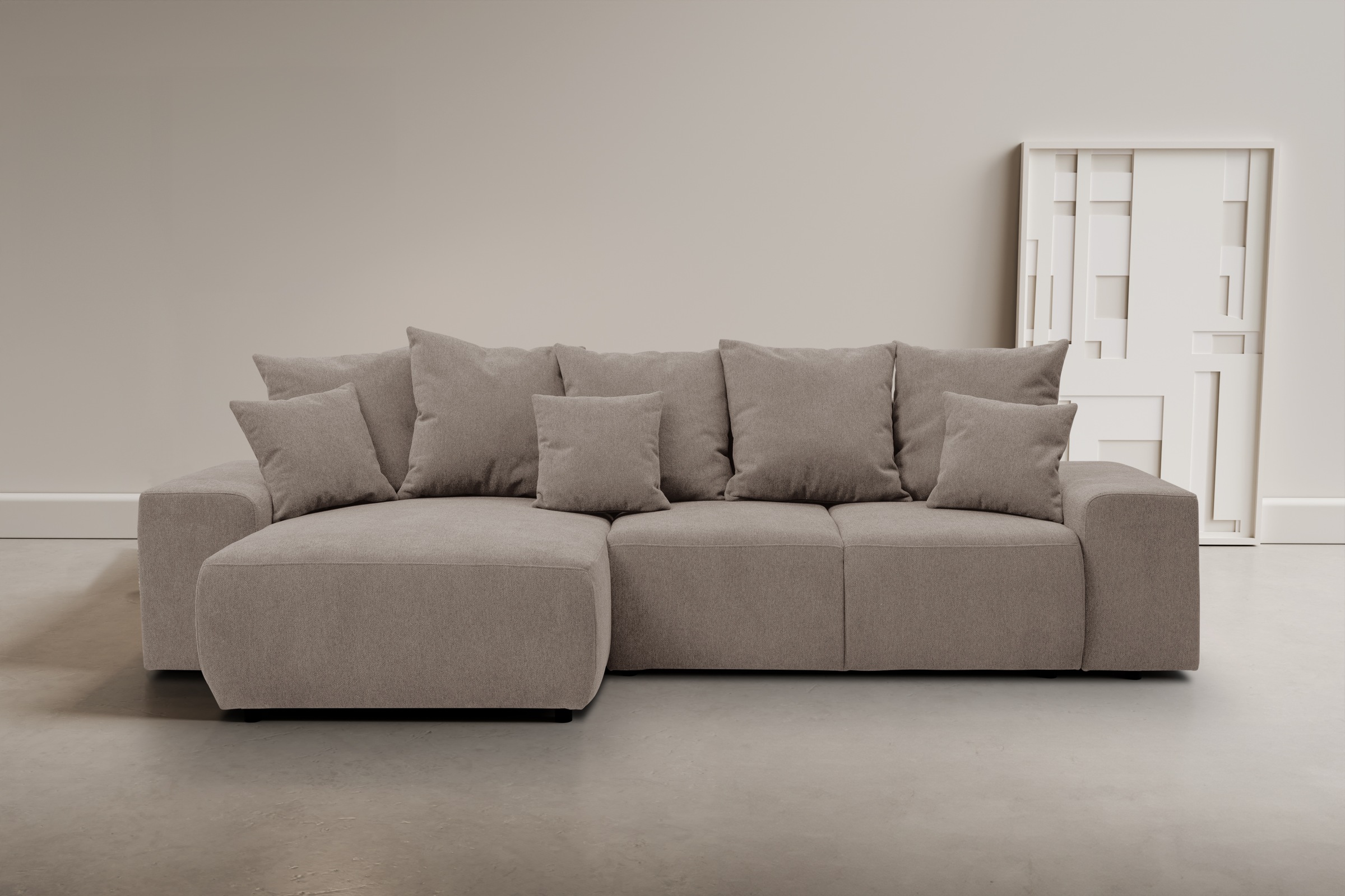 WERK2 Ecksofa »Riwa, modernes Sofa zum Kuscheln und Entspannen, Breite 300c günstig online kaufen