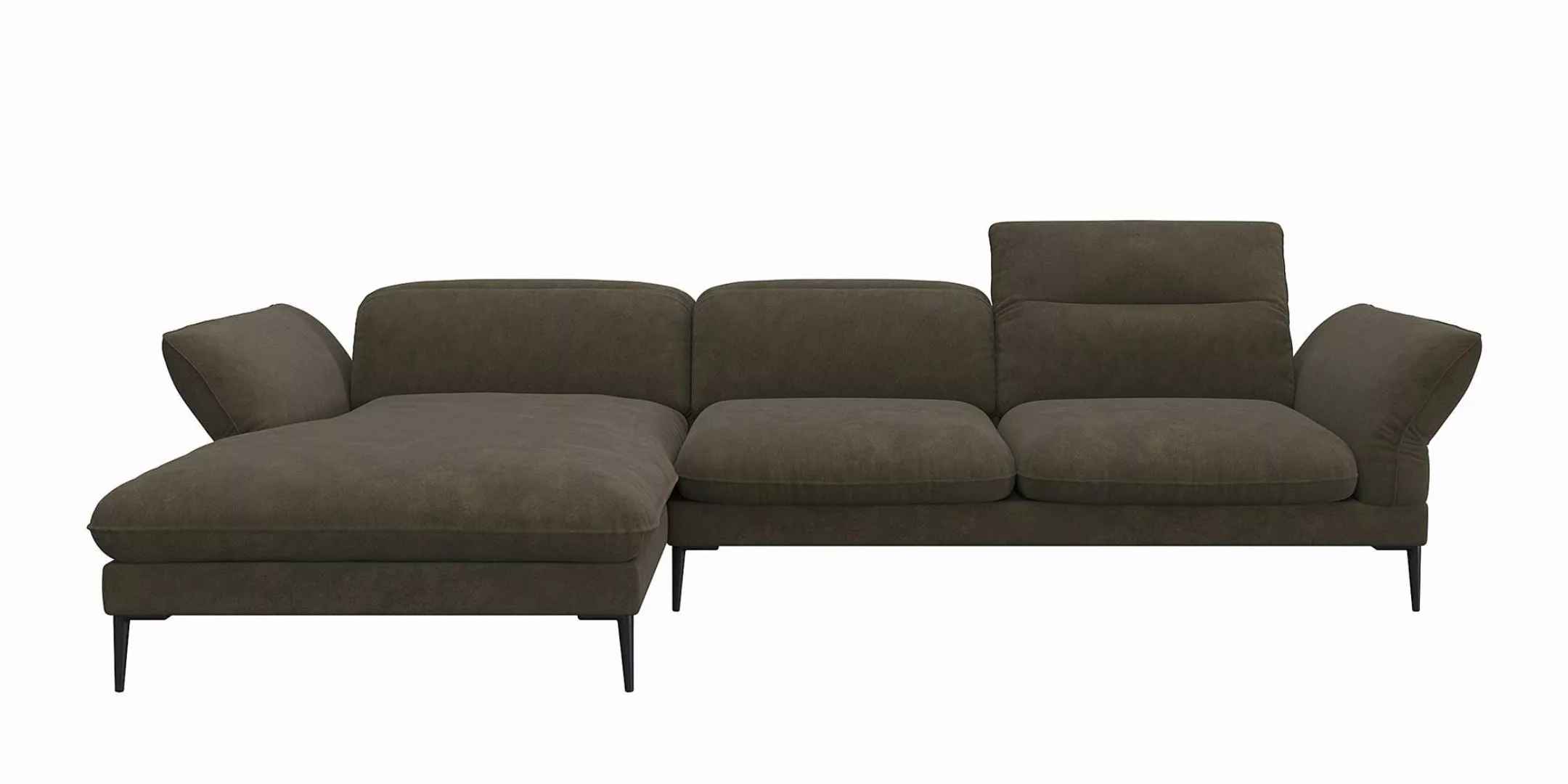 FLEXLUX Ecksofa "Salino, Funktionssofa mit Recamiere, Relaxsofa, Ecksofa", günstig online kaufen