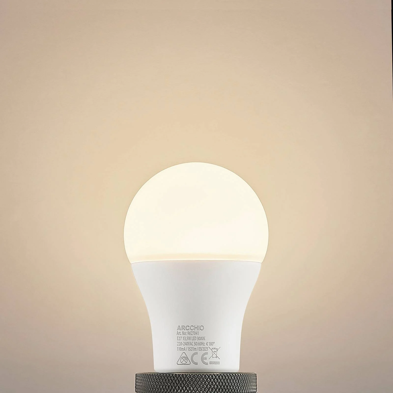 Arcchio LED-Leuchtmittel E27 A60 13,5W opal 3.000K 1521lm günstig online kaufen