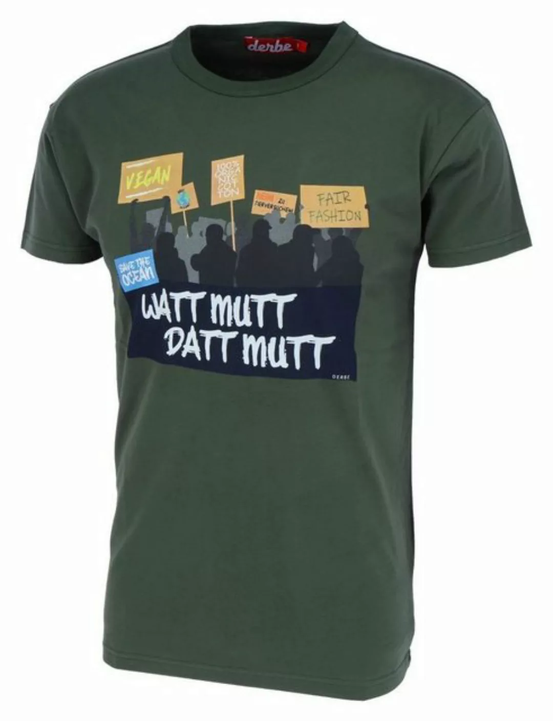 Derbe Print-Shirt Watt Mutt T-Shirt günstig online kaufen