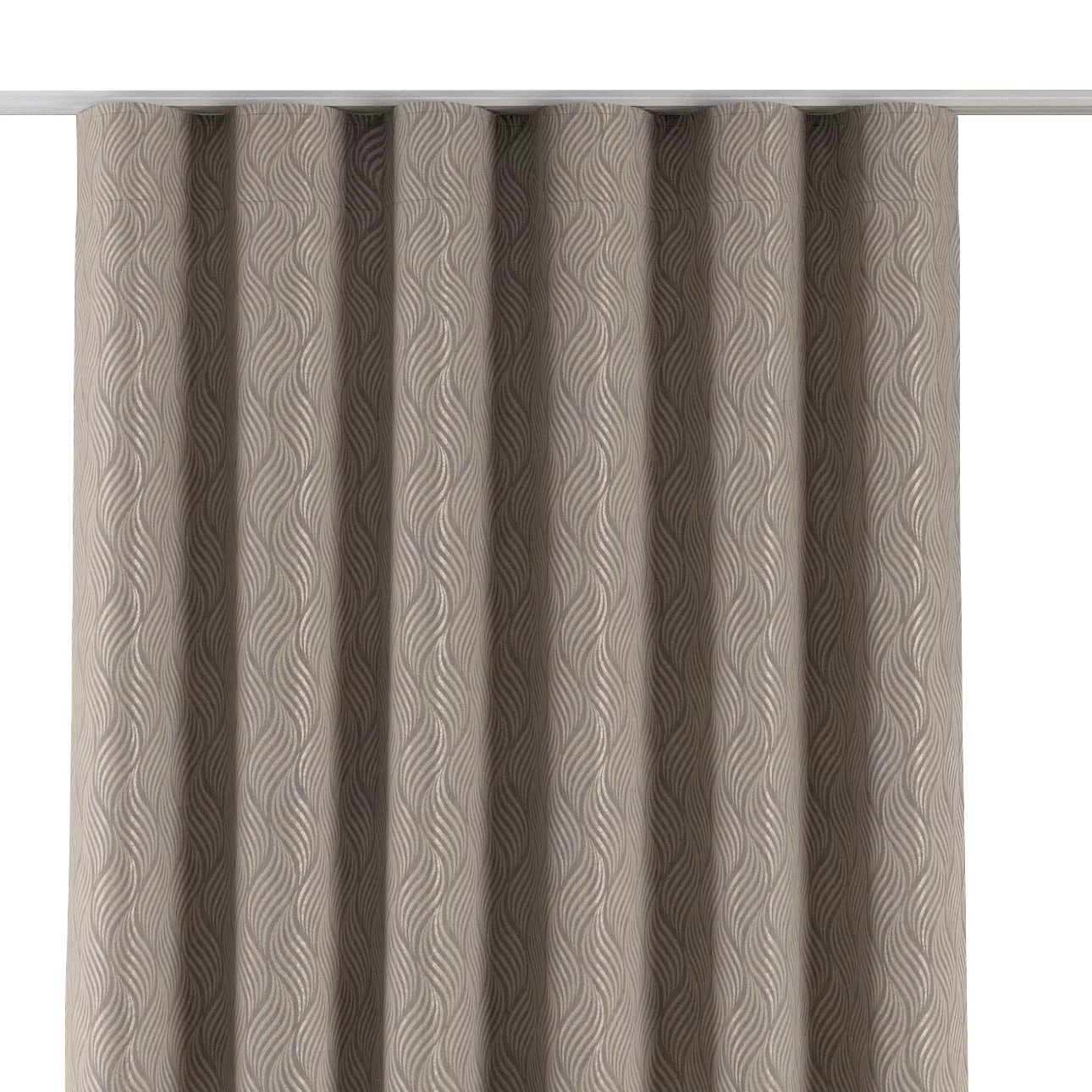 Wellenvorhang, grau-beige, Imperia Premium (144-09) günstig online kaufen