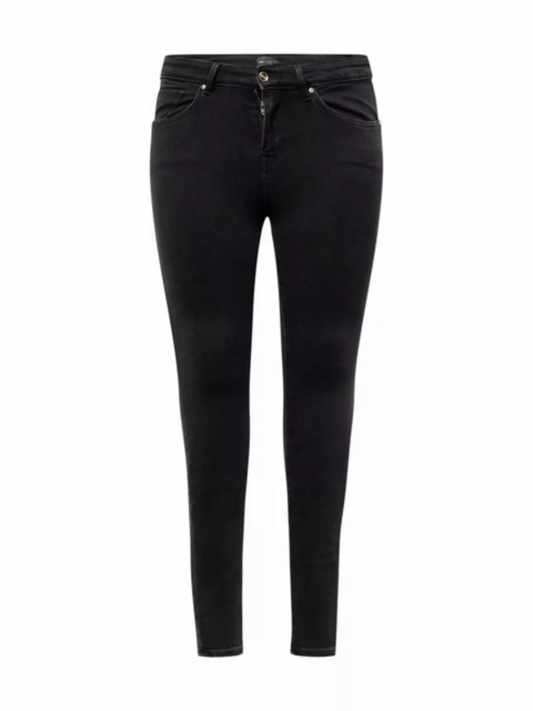 Carmakoma by Only Damen Jeans CARPOWER REA3659 - Skinny Fit - Schwarz - Bla günstig online kaufen