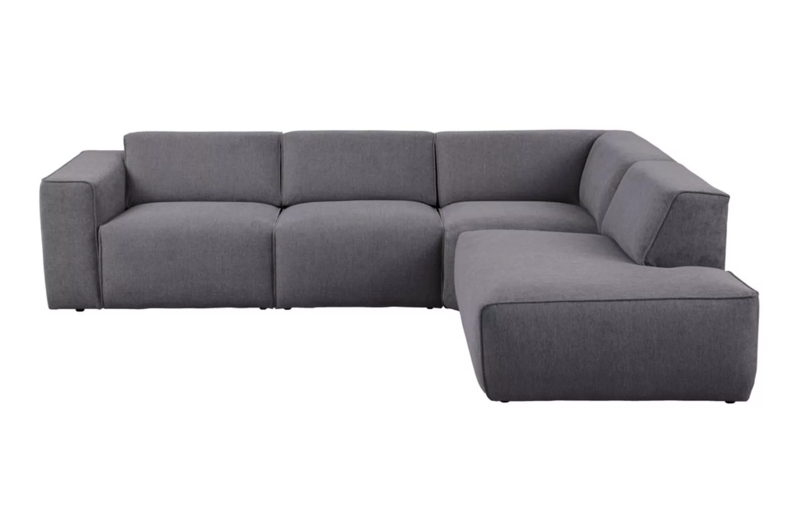 andas Ecksofa "Noord mit Kedernaht, Breite 282 cm", Cord, Struktur, Webstof günstig online kaufen