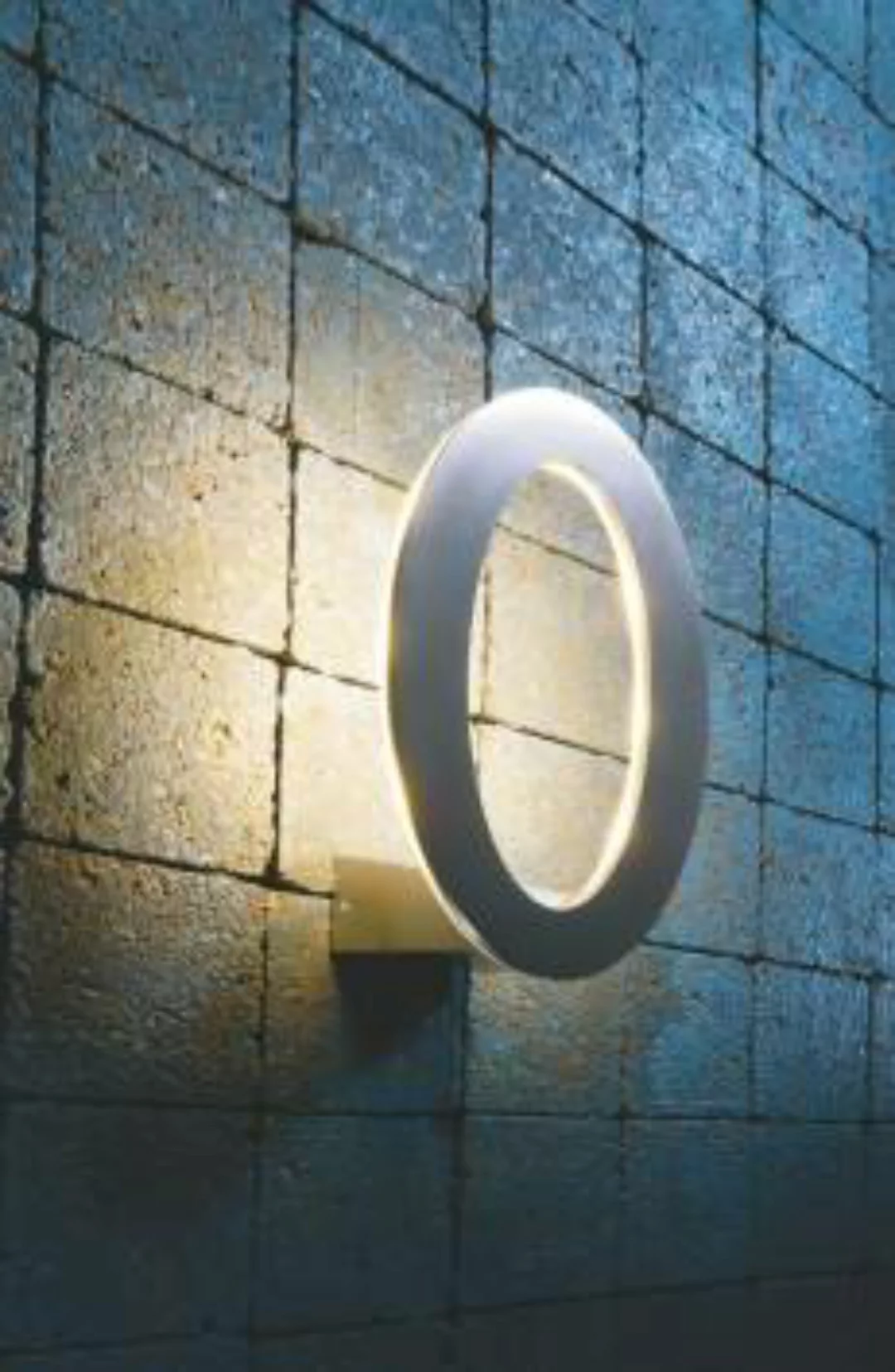 LED Außenwandleuchte Oval Alu günstig online kaufen