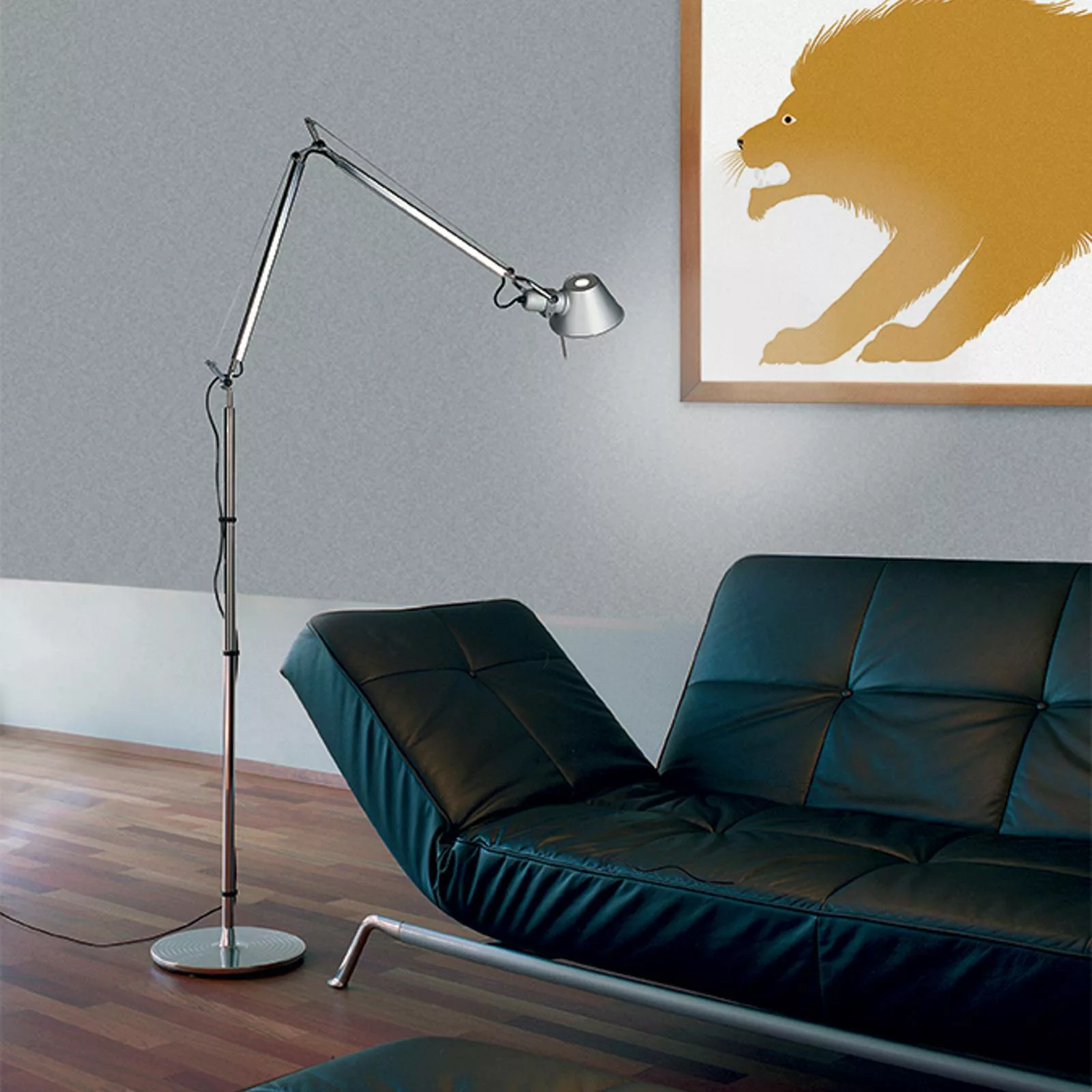 Artemide Tolomeo Stehleuchte E27 aluminium günstig online kaufen