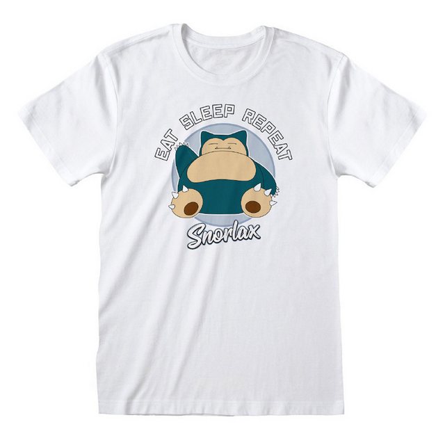 POKÉMON T-Shirt Snorlax Eat Sleep Repeat Relaxo günstig online kaufen