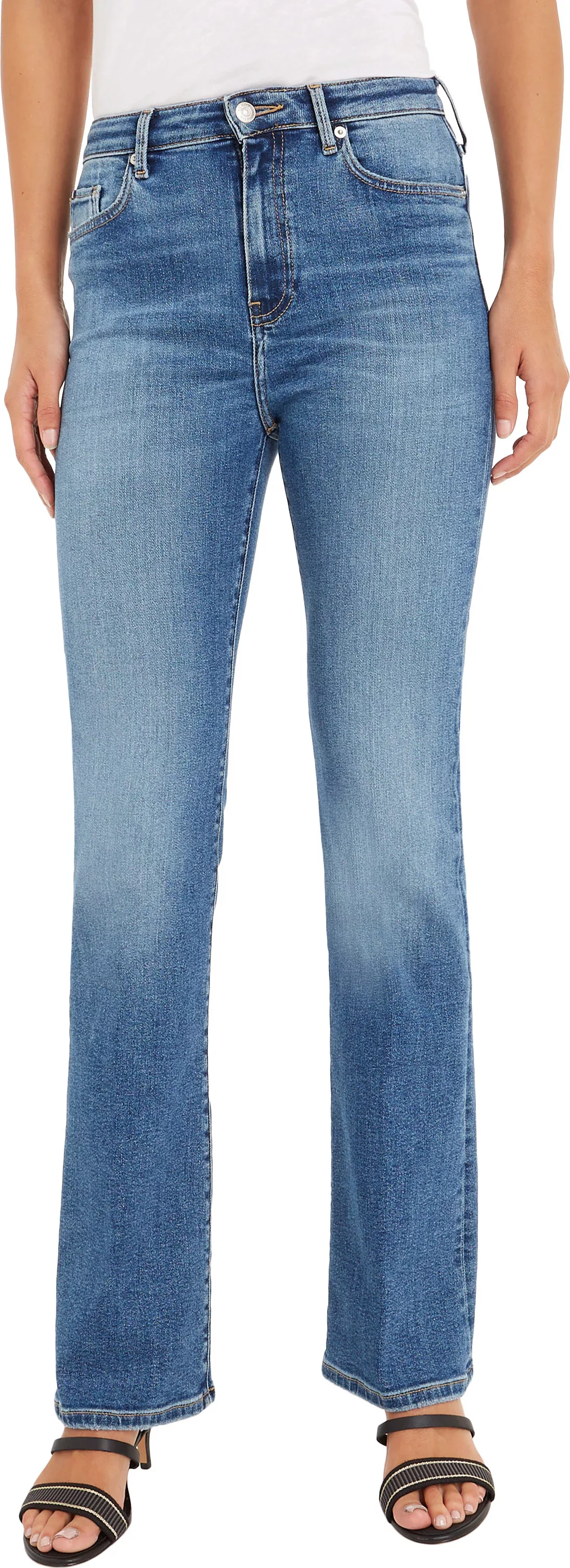 Tommy Hilfiger Curve Bootcut-Jeans "CRV BOOTCUT HW LEO", PLUS SIZE CURVE,mi günstig online kaufen