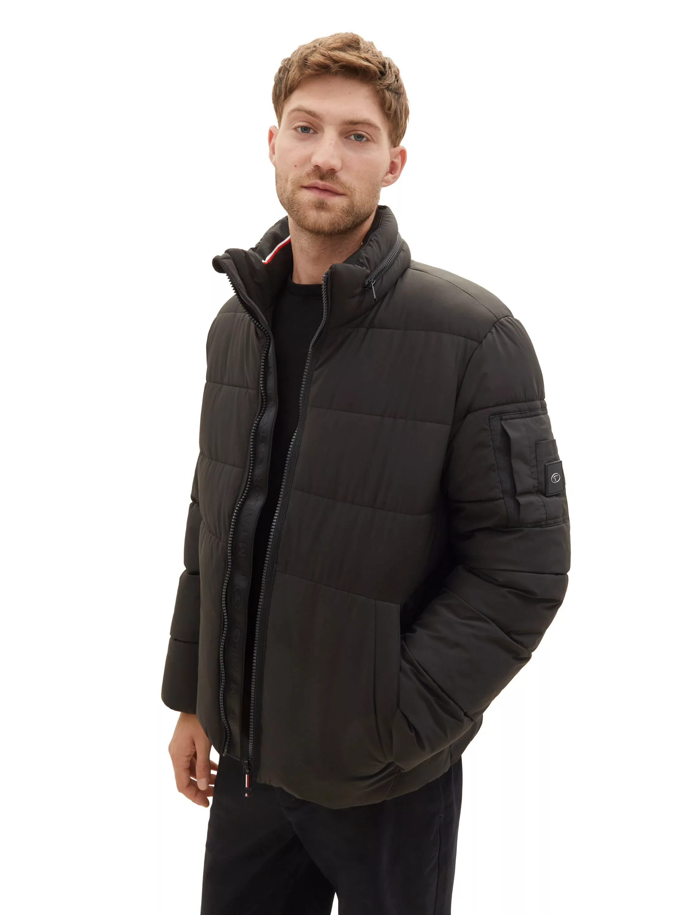 TOM TAILOR Steppjacke Jacke Steppjacke mit verstaubarer Kapuze (1-St) günstig online kaufen