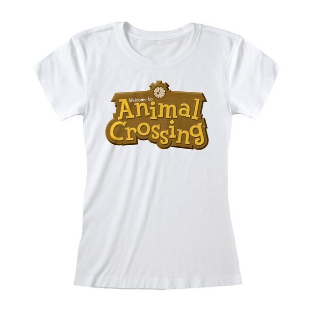 Nintendo T-Shirt Nintendo - Animal Crossing Women's T-shirt 3D Logo Grösse günstig online kaufen