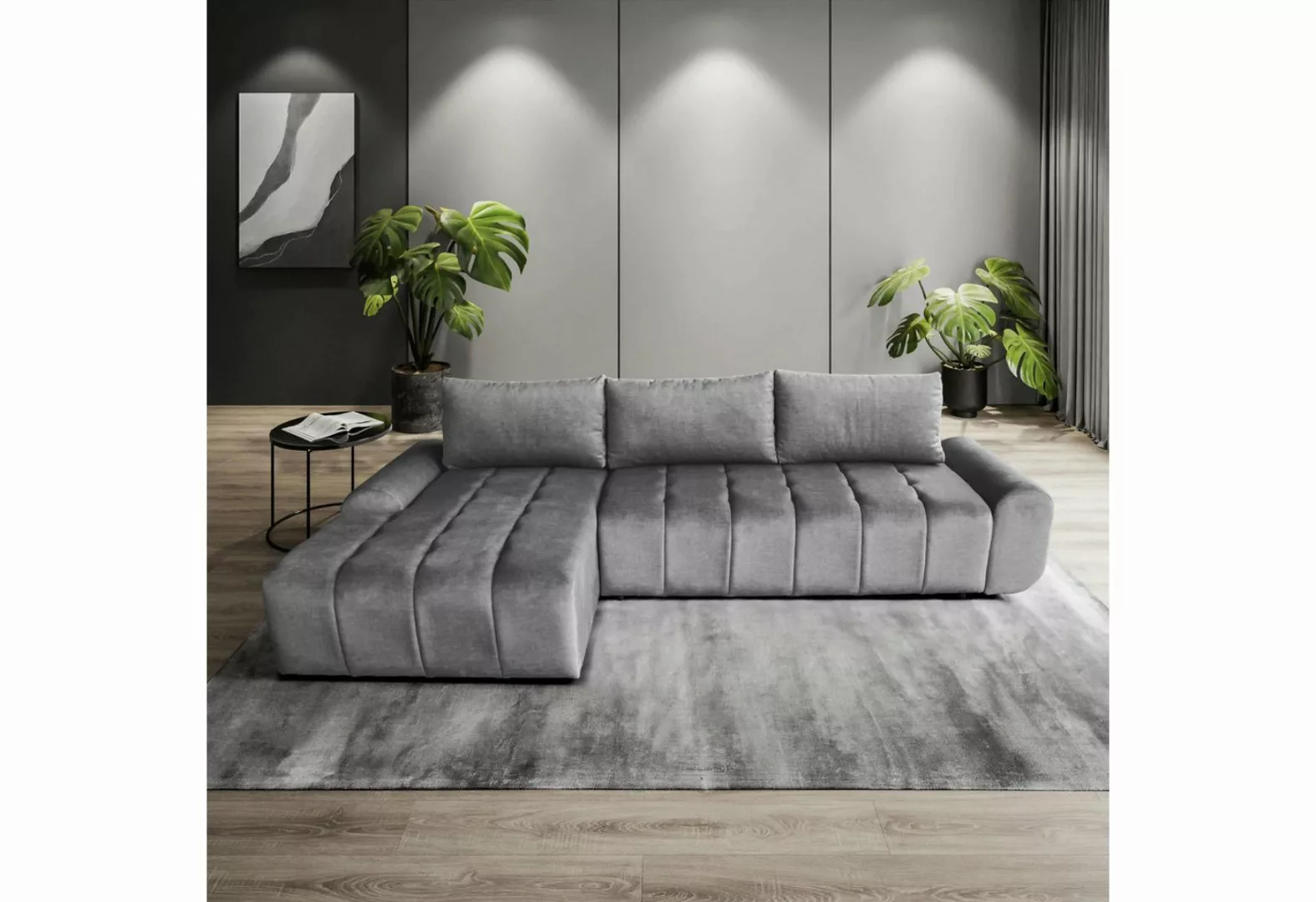 Beautysofa Ecksofa COSTA L, mit Schlaffunktion, mit Bettkasten günstig online kaufen