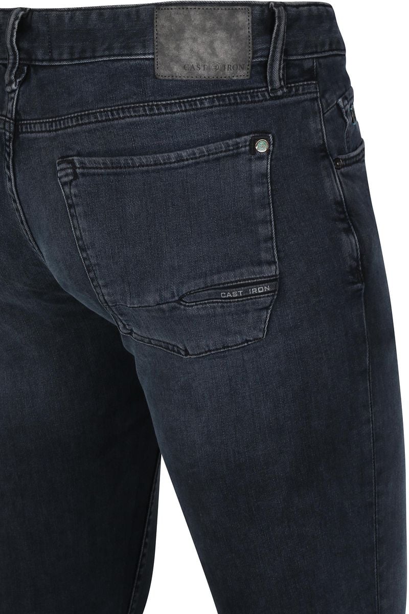 Cast Iron Riser Slim Jeans Vintage Washed Denim Schwarz - Größe W 31 - L 34 günstig online kaufen