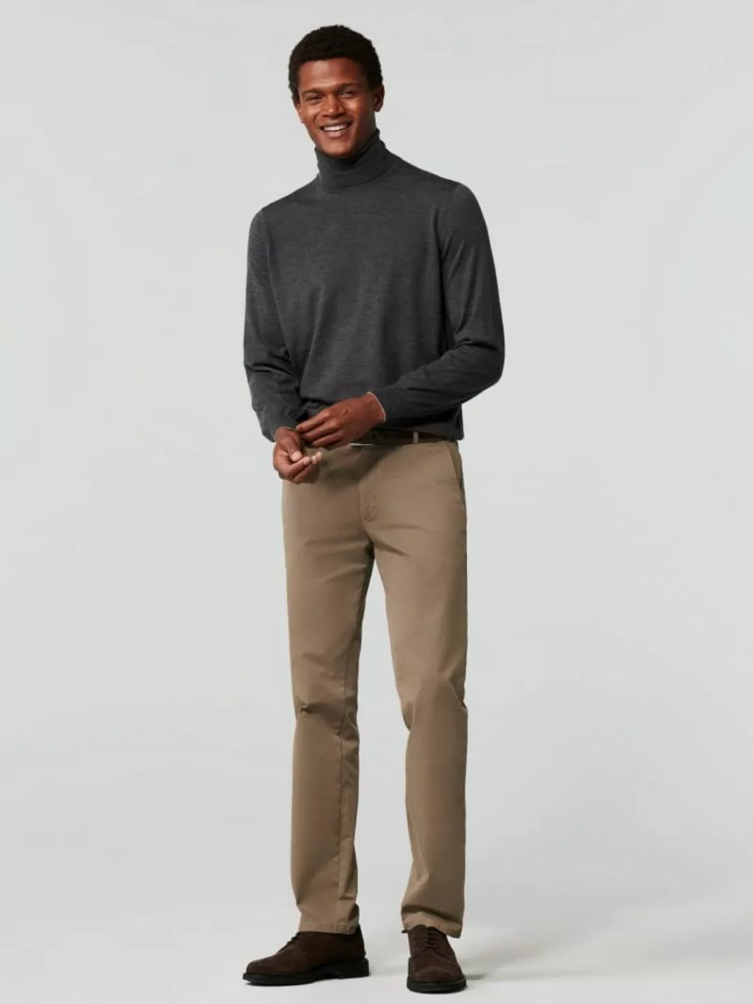 Meyer Hose Roma Chino Hellbraun - Größe 46 günstig online kaufen