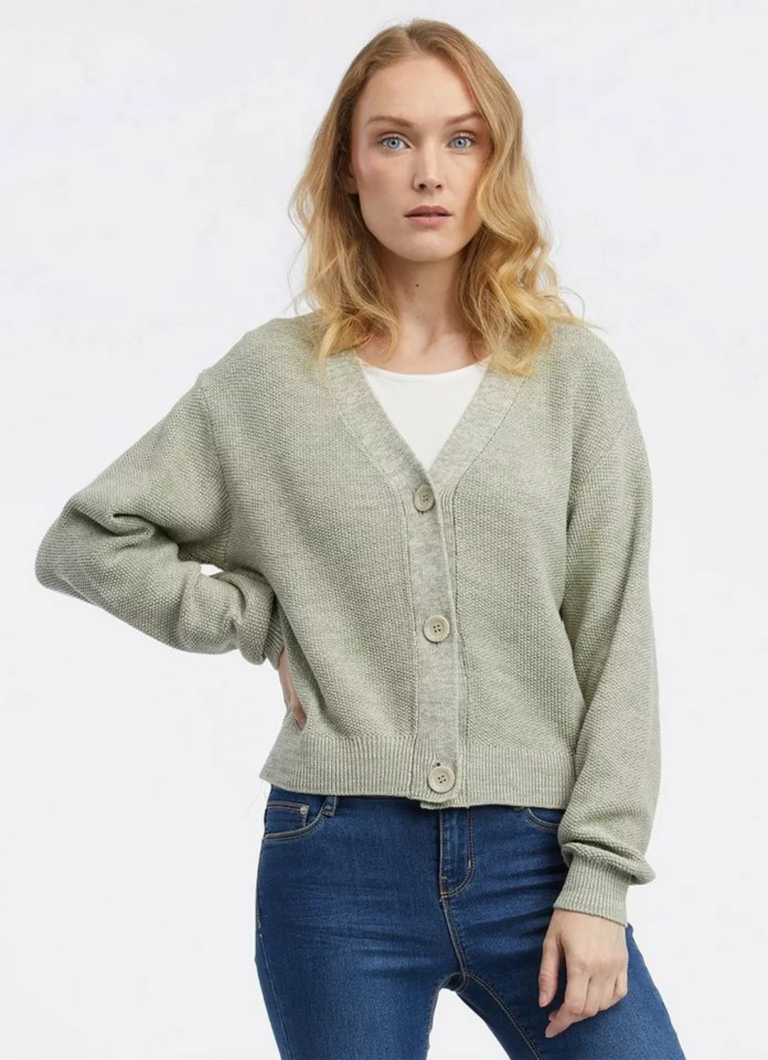 Ragwear Strickjacke KAROLLA Cardigan mit V-Ausschnitt und Knopfleiste günstig online kaufen