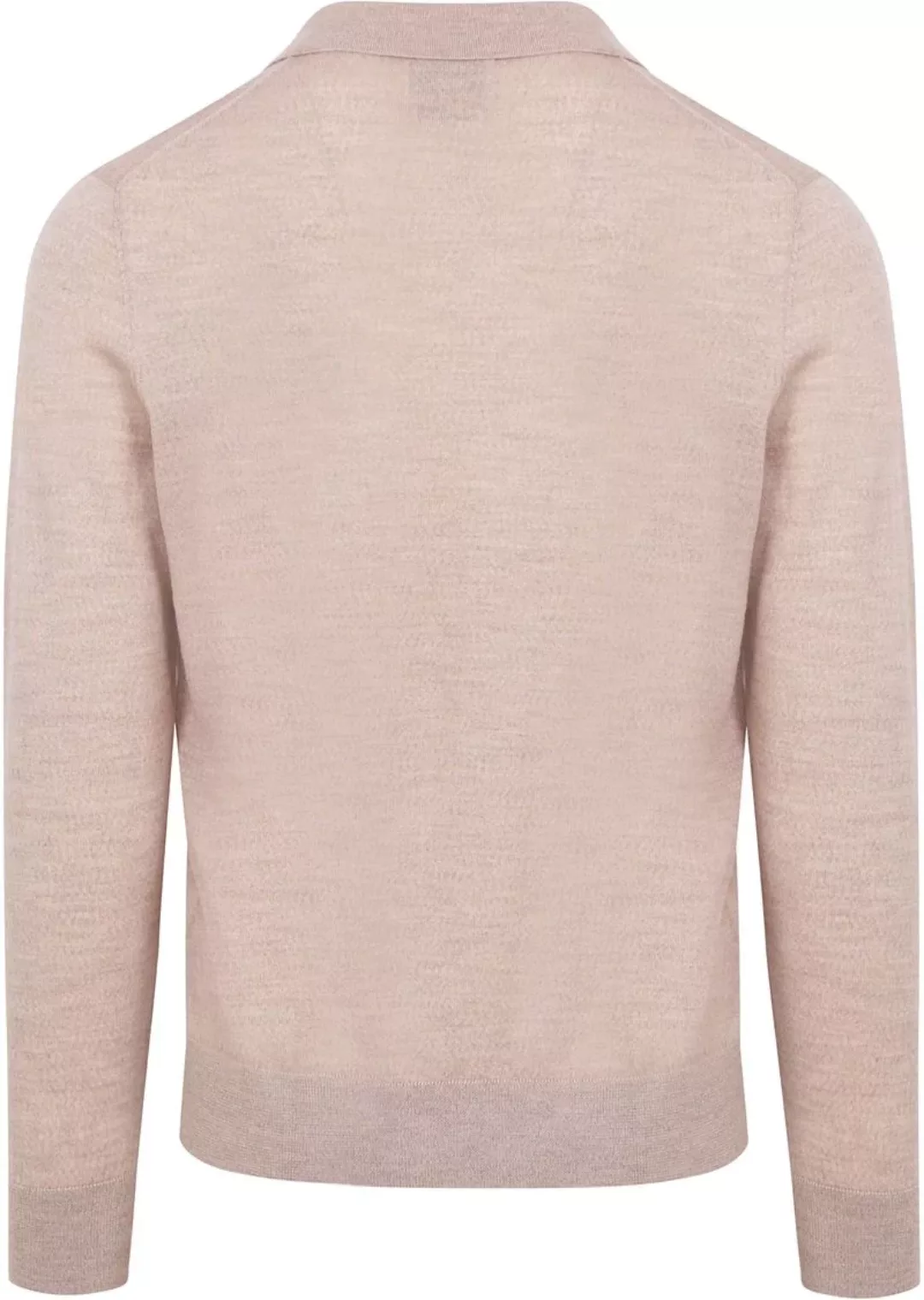 King Essentials The Robert Long Sleeve Poloshirt Merino Beige - Größe XL günstig online kaufen