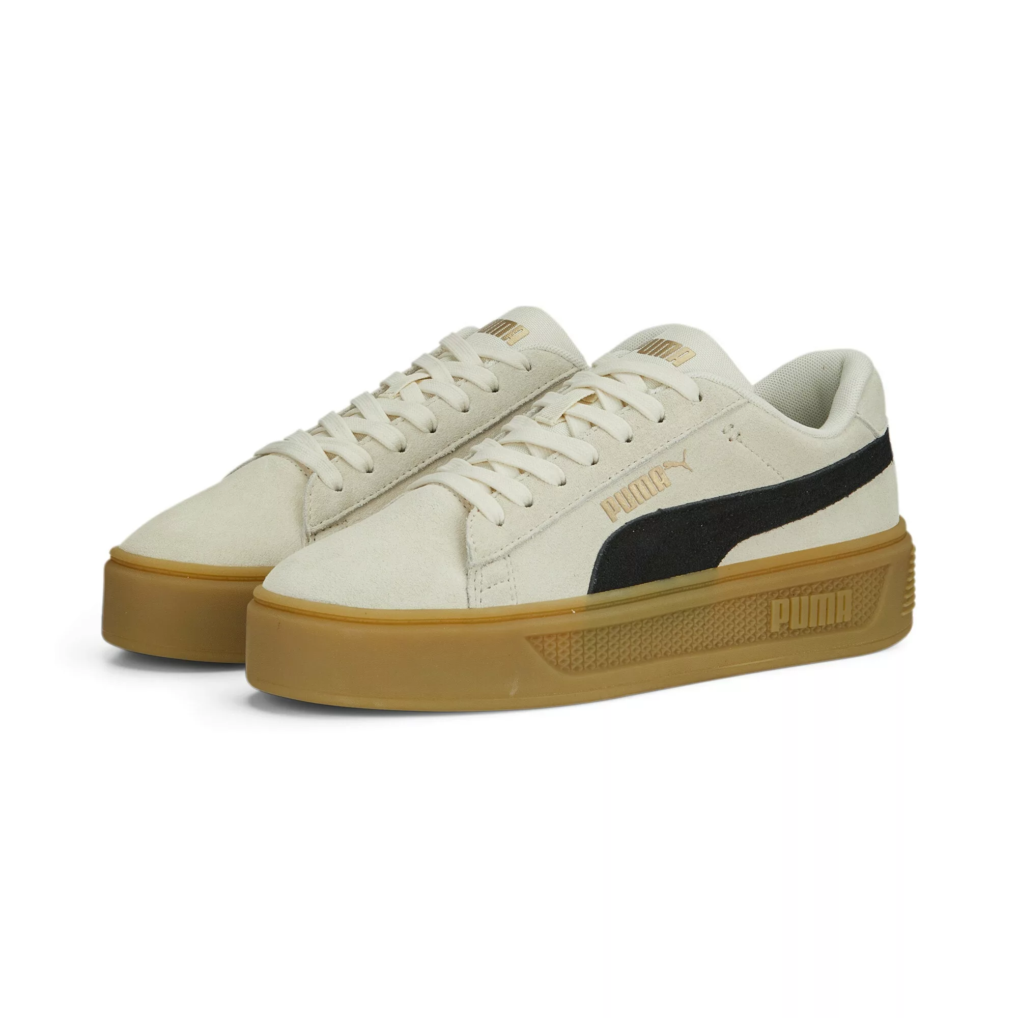 PUMA Sneaker "Smash Platform V3 Suede Sneakers Damen" günstig online kaufen