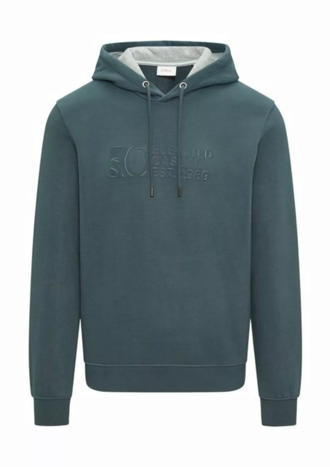 s.Oliver Kapuzensweatshirt mit Front-Print günstig online kaufen