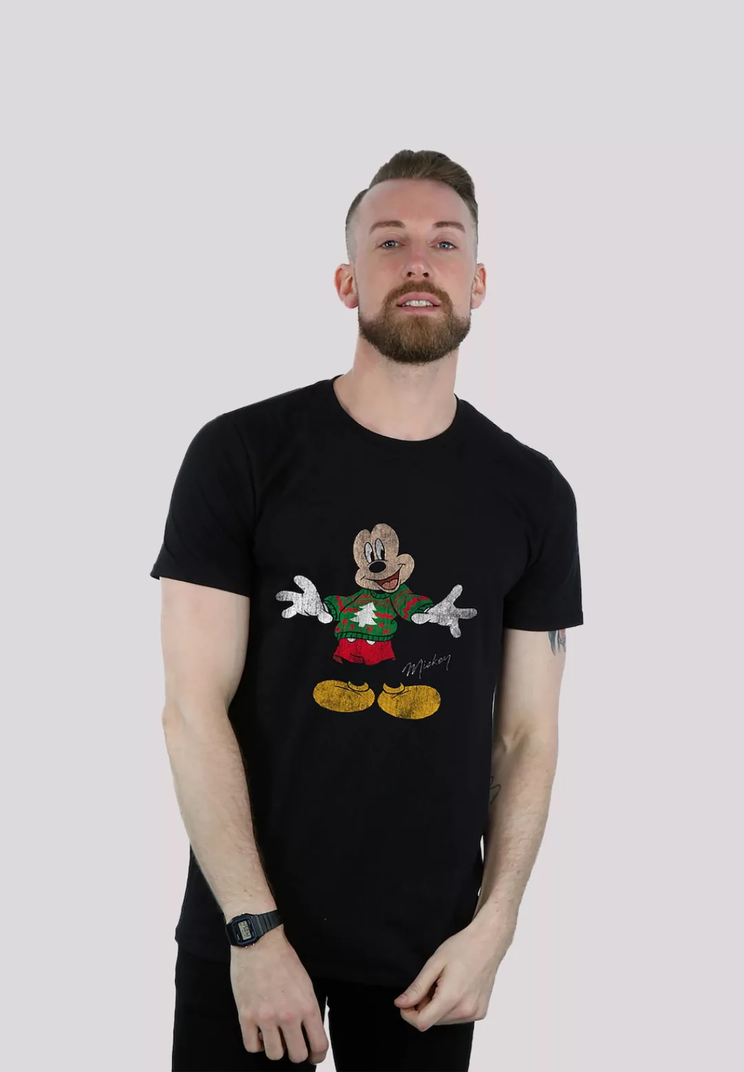 F4NT4STIC T-Shirt "Disney Micky Maus Weihnachten", Herren,Premium Merch,Reg günstig online kaufen