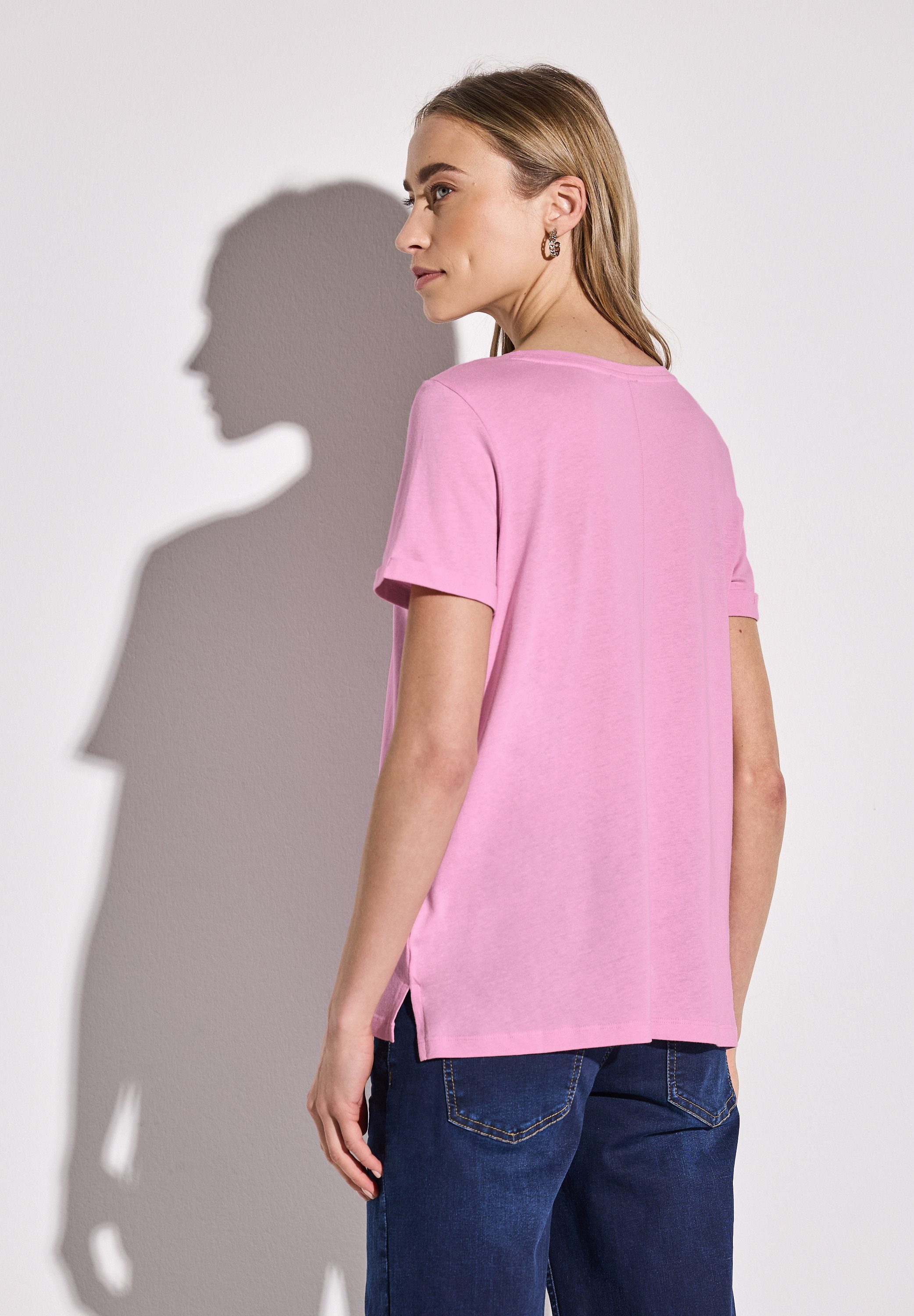 STREET ONE T-Shirt, mit Rundhalsausschnitt günstig online kaufen