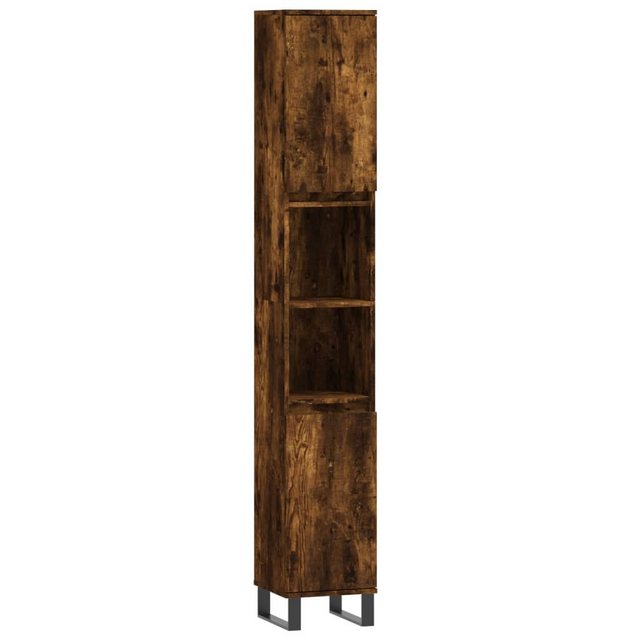 vidaXL Hochschrank Badschrank Räuchereiche 30x30x190 cm Holzwerkstoff (1-St günstig online kaufen