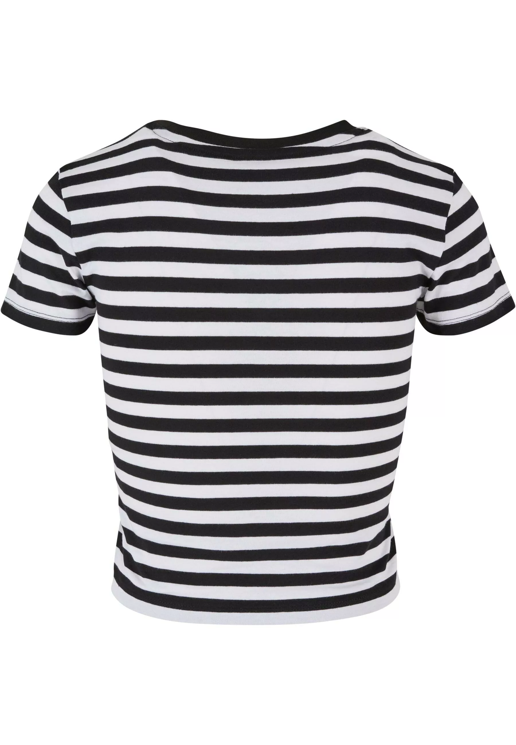 URBAN CLASSICS T-Shirt "Urban Classics Damen Ladies Short Striped Tee" günstig online kaufen