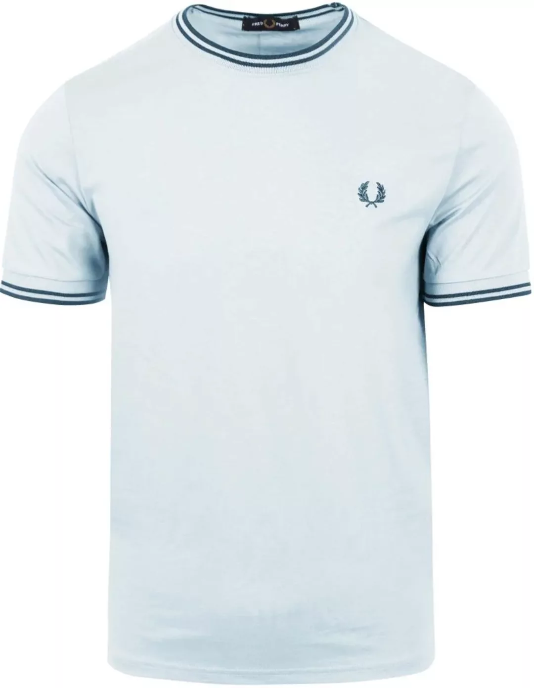 Fred Perry T-Shirt M1588 Hellblau V08 - Größe S günstig online kaufen