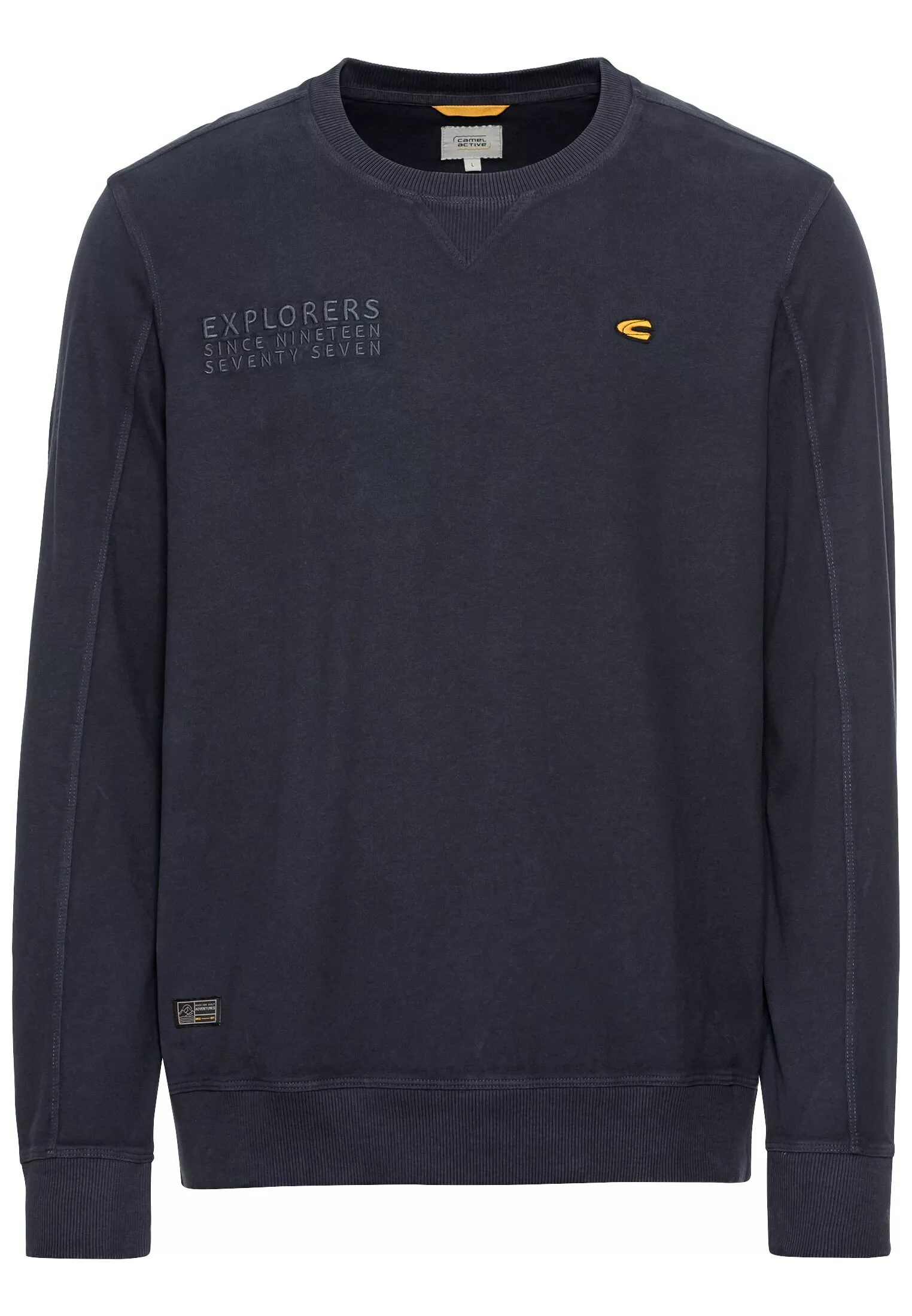 camel active Sweatshirt mit Logo-Bade und Stickereien günstig online kaufen