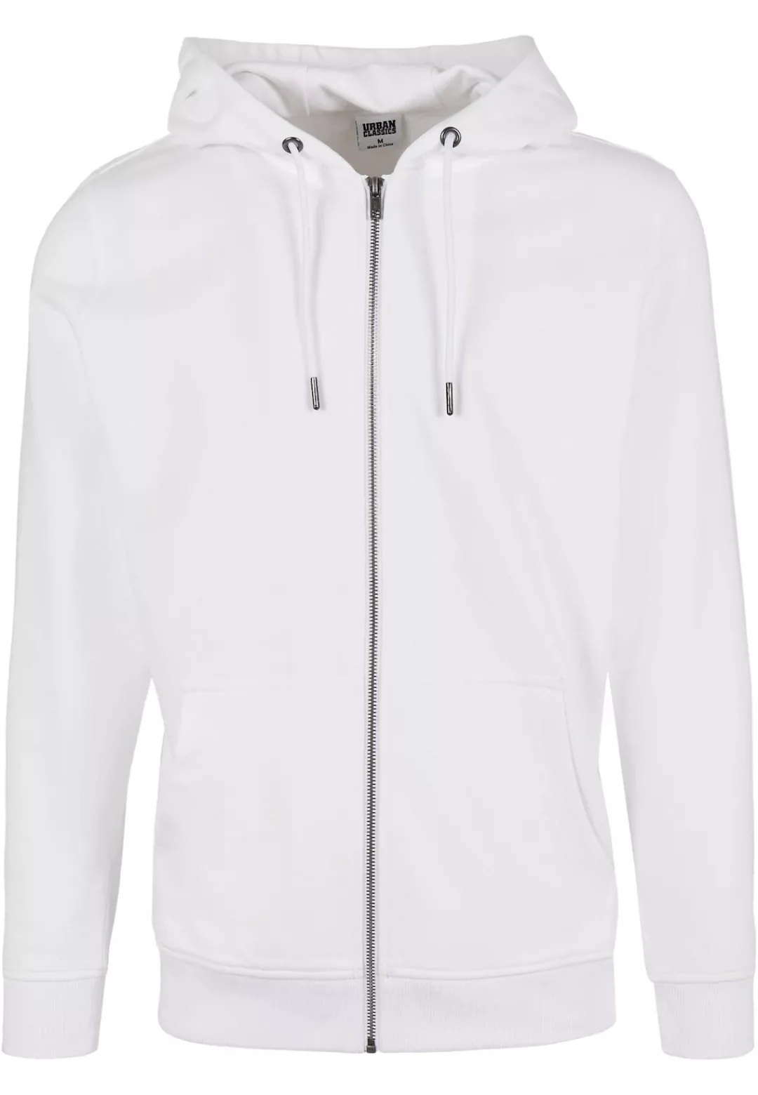 URBAN CLASSICS Sweatjacke "Urban Classics Herren Basic Terry Zip Hoody" günstig online kaufen