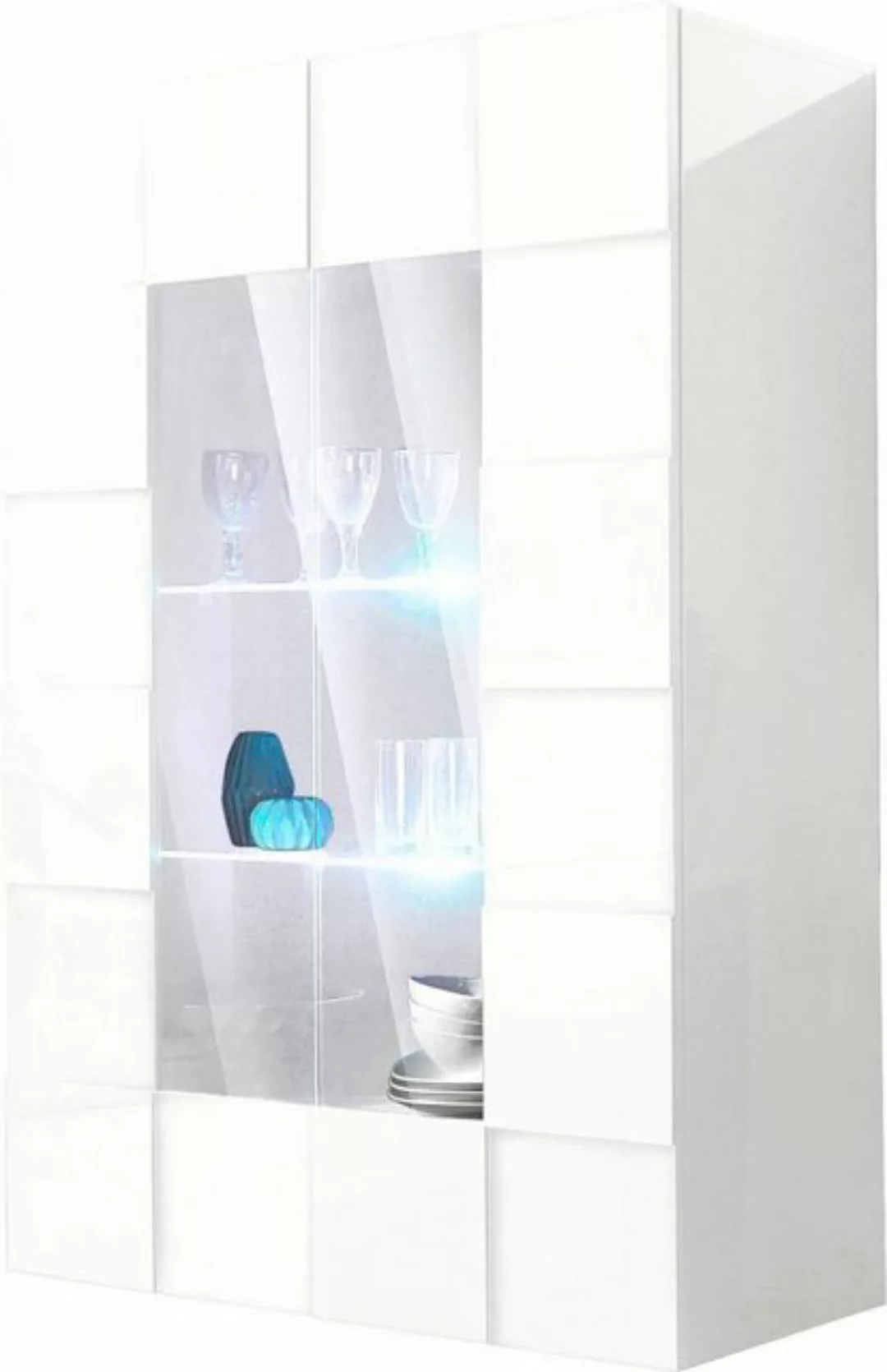 INOSIGN Vitrine "Dama Höhe 166 cm, Breite 121 cm, Stauraumvitrine mit 2 Tür günstig online kaufen