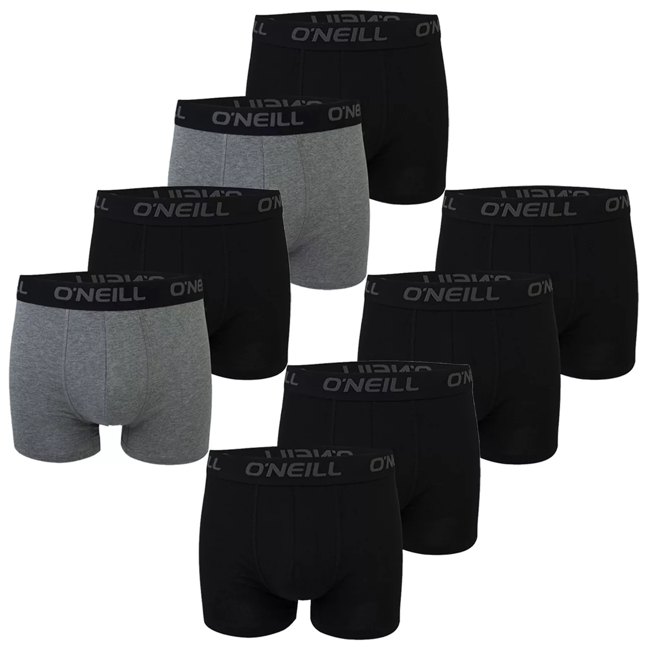 O'Neill Herren Boxershort Uni Sport Boxer S M L XL XXL 95% Baumwolle - 4er günstig online kaufen