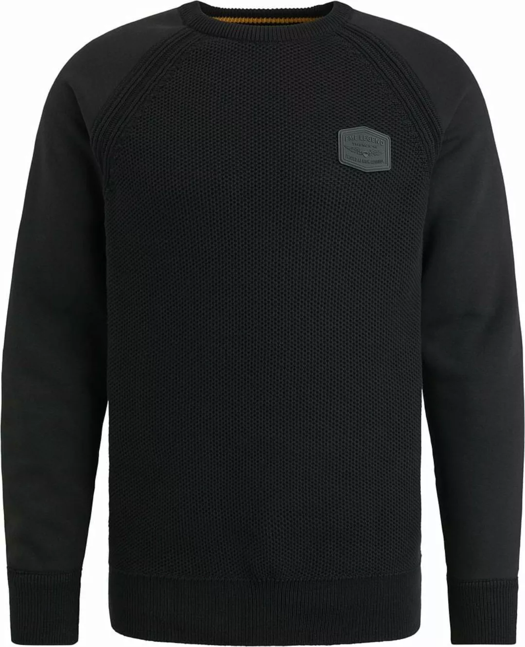 PME Legend Sweater Knit Sweat Schwarz - Größe M günstig online kaufen