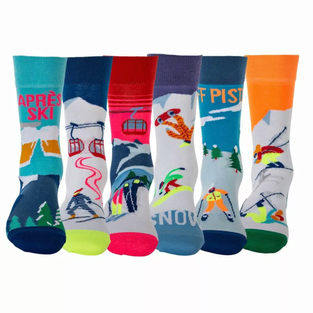 United ODD Socks Herren Socken, 6 Socken Pack - Strumpf, Mottomotive, 39-46 günstig online kaufen