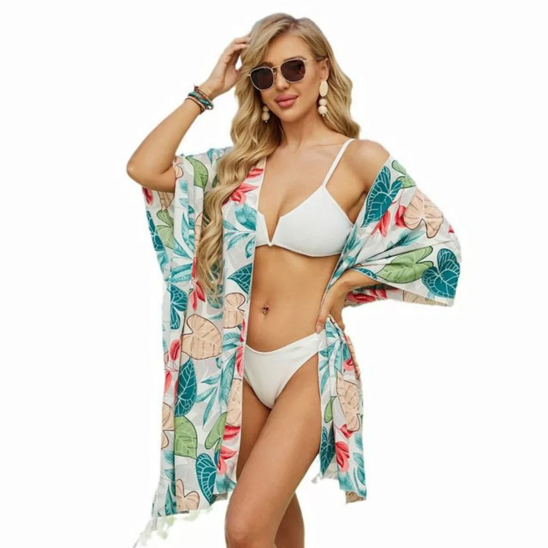 AUKUU Strandkleid Modischer Kimono Überwurf, beinhaltet keine Unterwäsche 8 günstig online kaufen
