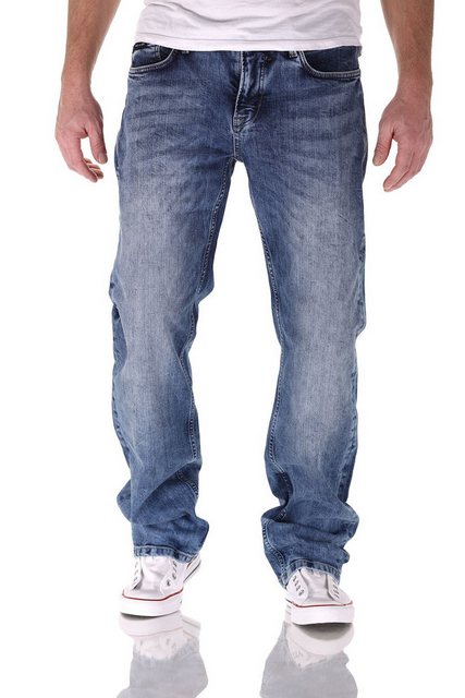 Big Seven Regular-fit-Jeans Big Seven Morris Medium Blue Comfort Fit Herren günstig online kaufen