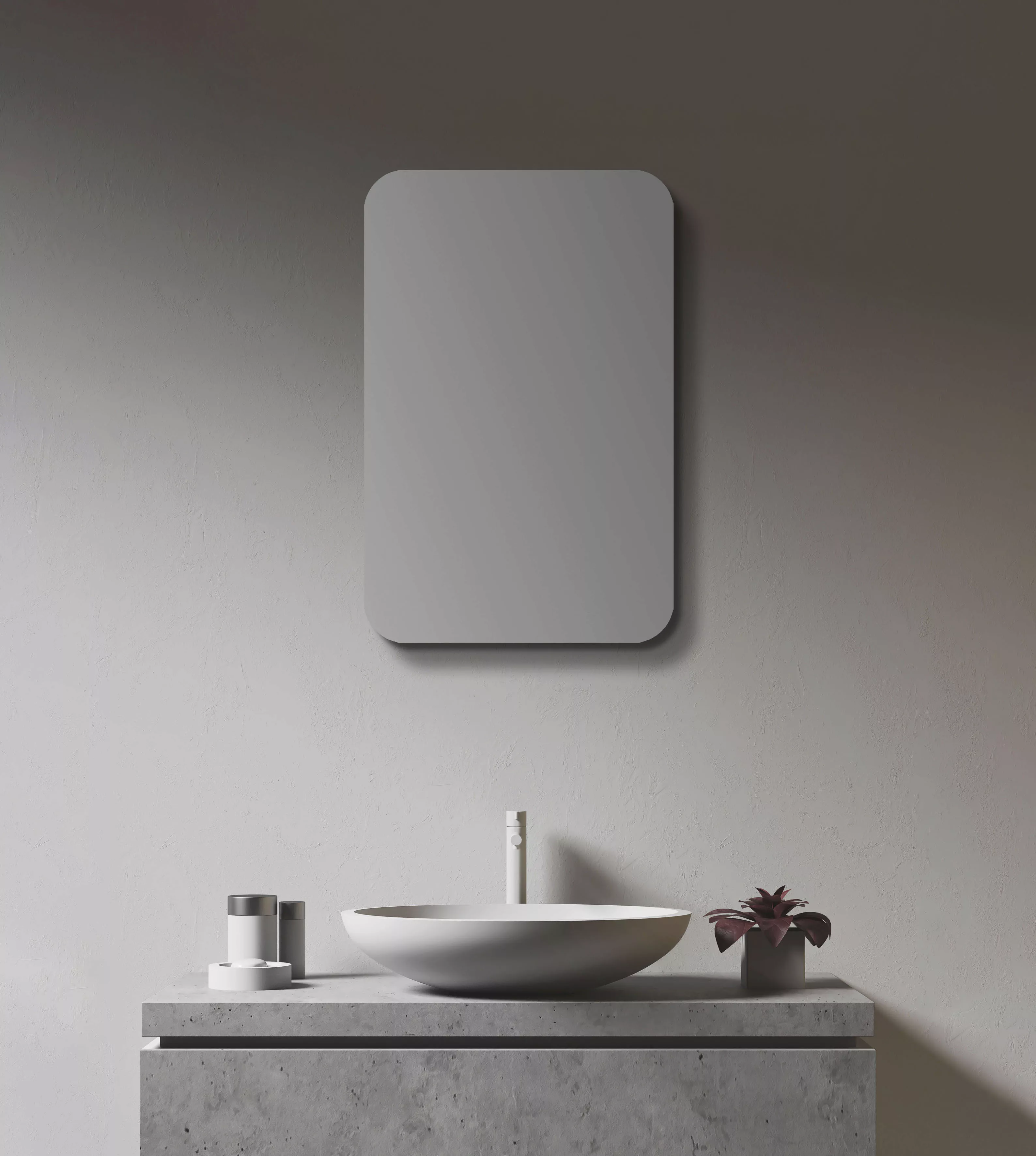 Talos Badezimmerspiegelschrank oval, BxH: 40x60 cm, aus Alumunium und Echtg günstig online kaufen