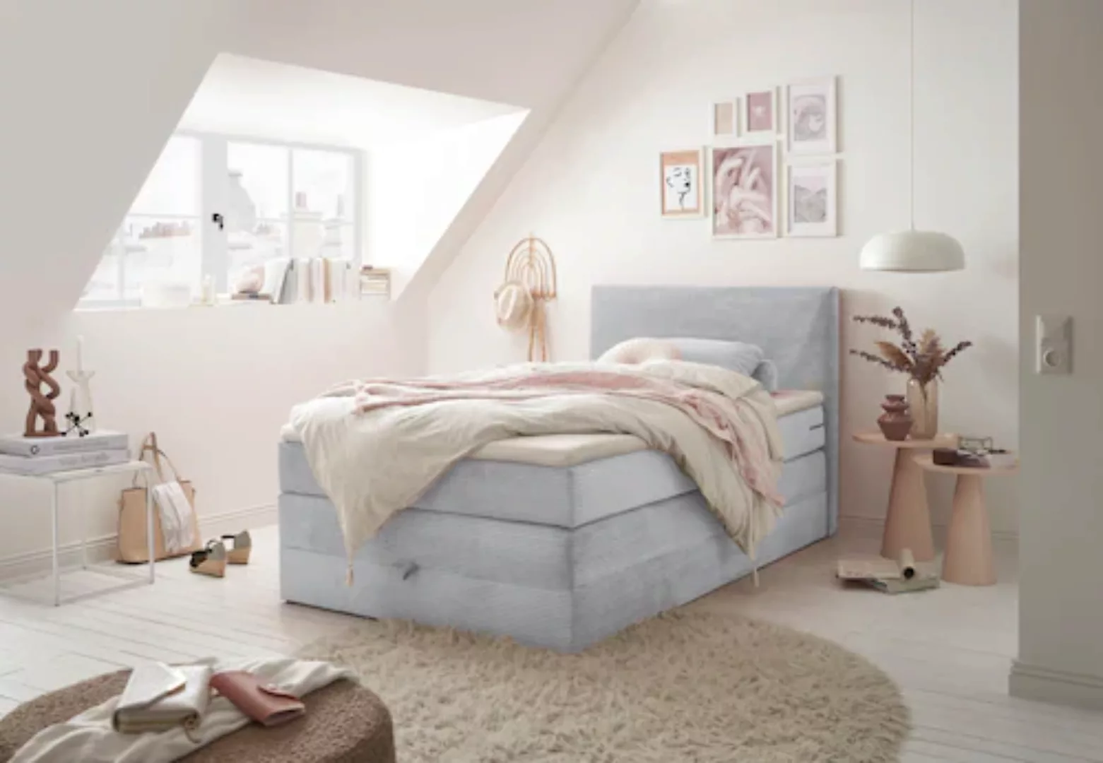ED EXCITING DESIGN Boxspringbett »Luzern«, inkl. Bettkasten günstig online kaufen