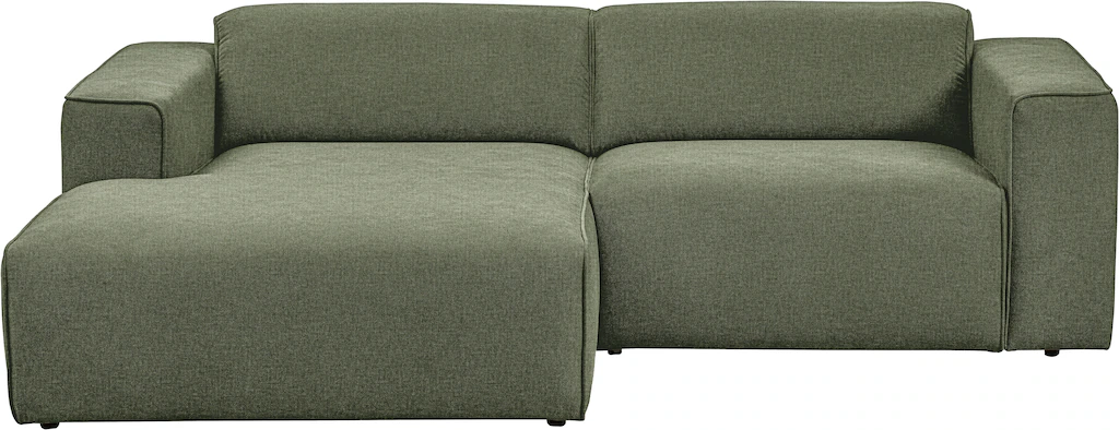 andas Ecksofa Noord, mit Kedernaht, Breite 234 cm, Cord, Struktur, Webstoff günstig online kaufen