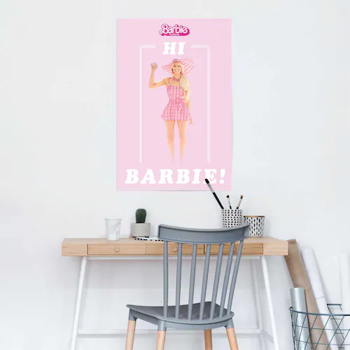 Reinders! Poster »Barbie Film - hi Barbie« günstig online kaufen