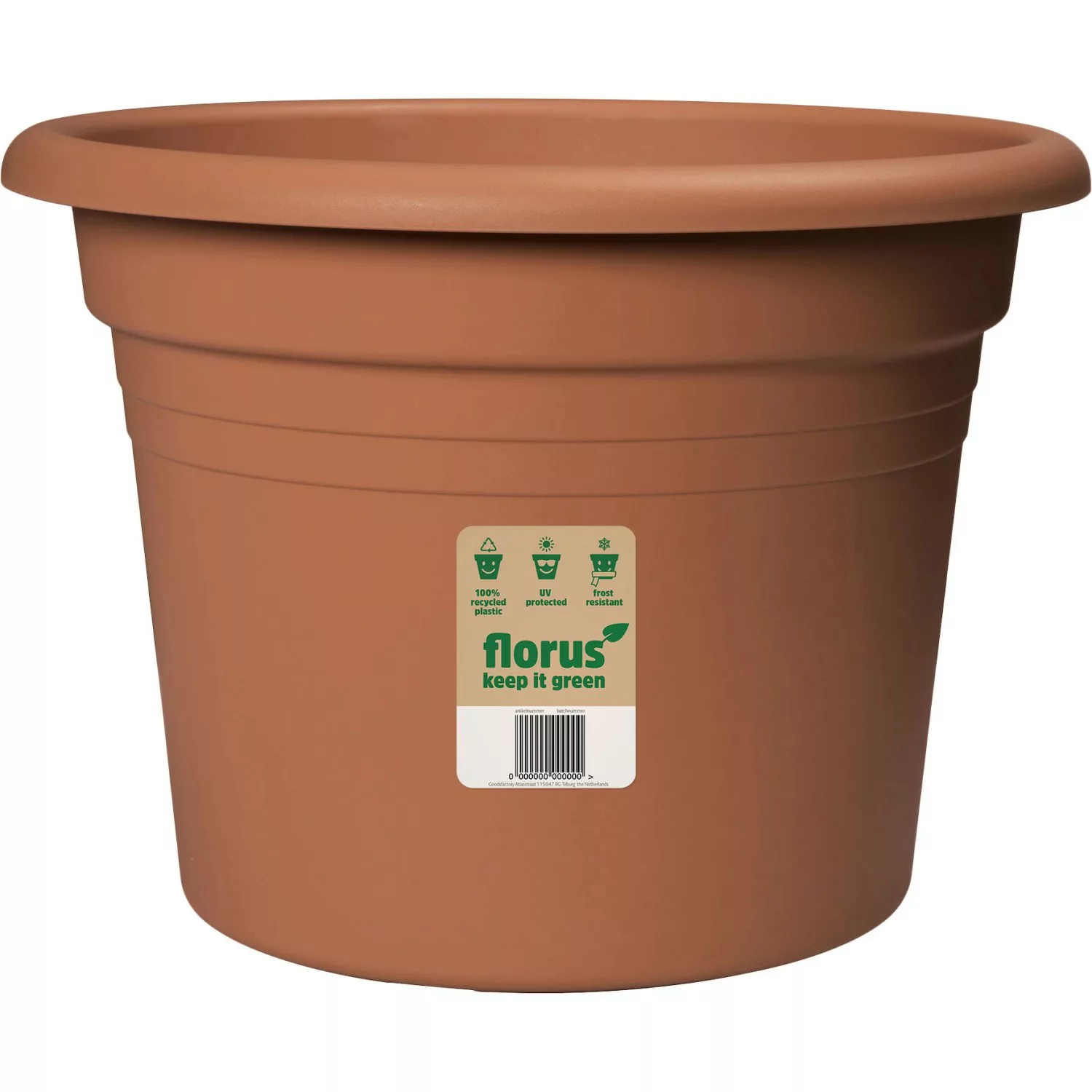 Florus Pflanztopf Mediterran Cilindro Ø 20 cm Terra günstig online kaufen