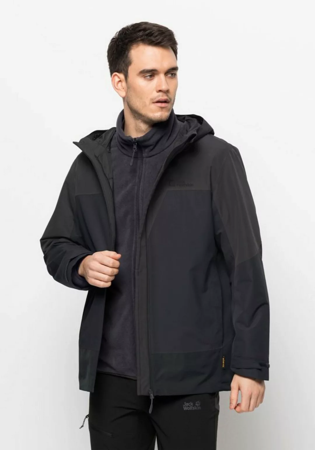 Jack Wolfskin 3-in-1-Funktionsjacke DNA TUNDRA 3IN1 JKT M (2 teilig) günstig online kaufen