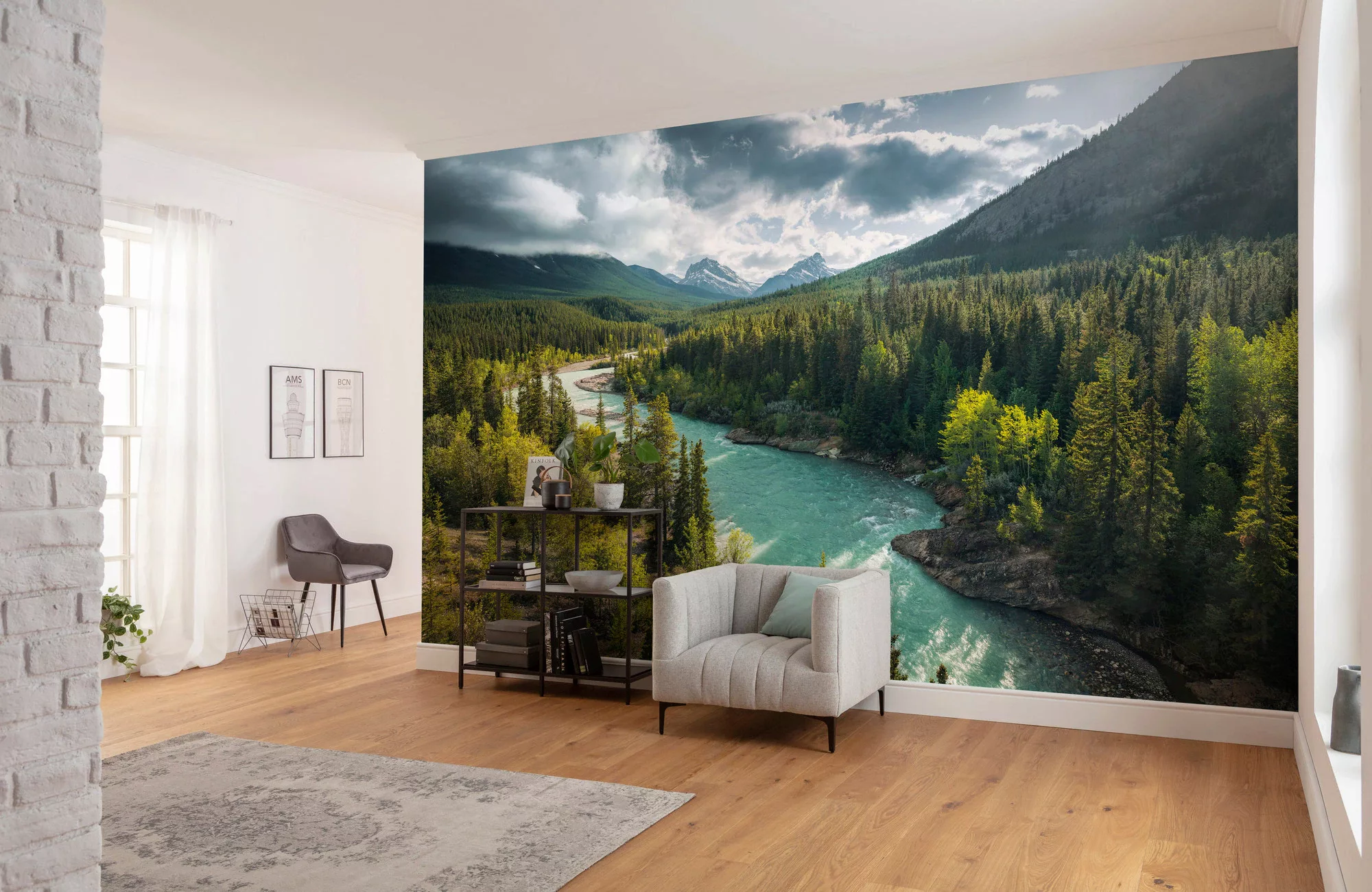 KOMAR Vlies Fototapete - Wild Canada - Größe 450 x 280 cm mehrfarbig günstig online kaufen