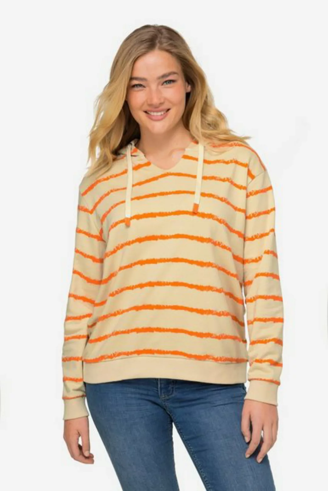 Laurasøn Sweatshirt Hoodie Kapuzensweater Ringel günstig online kaufen