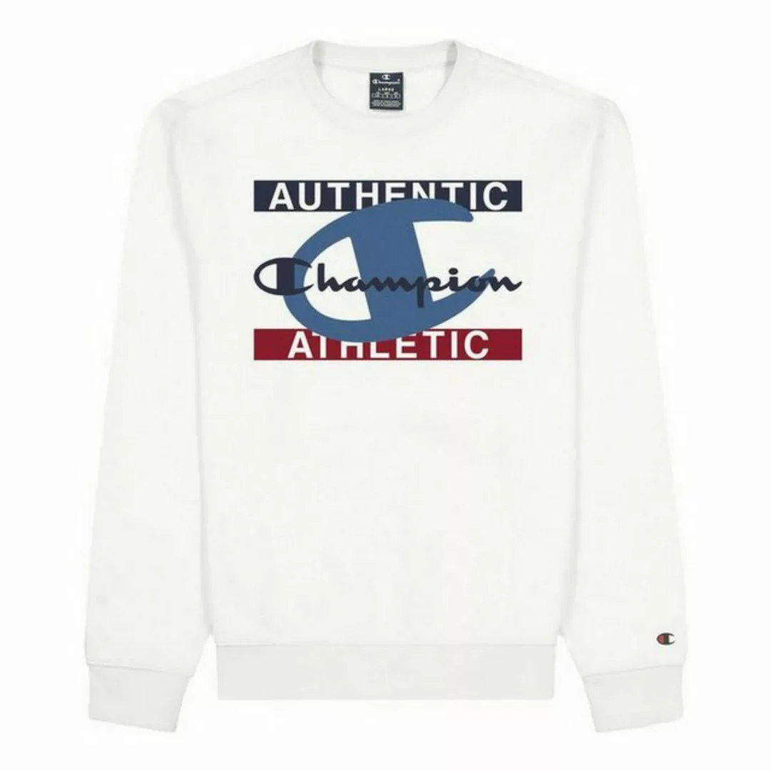 Champion Sweater Herren Sweater ohne Kapuze Champion Authentic Athletic Wei günstig online kaufen