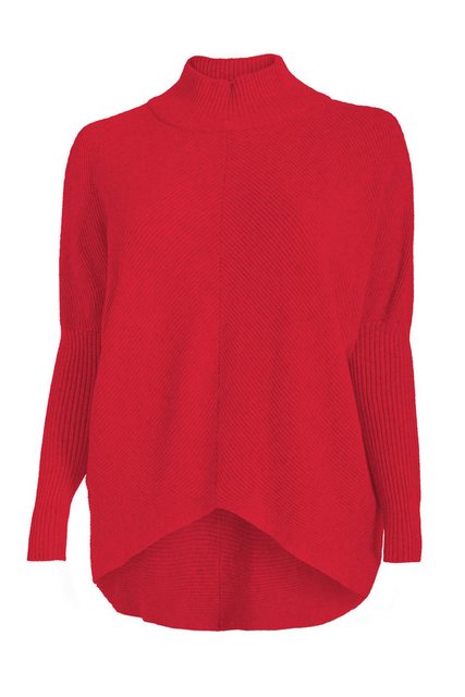 PEKIVESSA Strickpullover Oversized Rippstrick Pullover Damen Fledermausärme günstig online kaufen