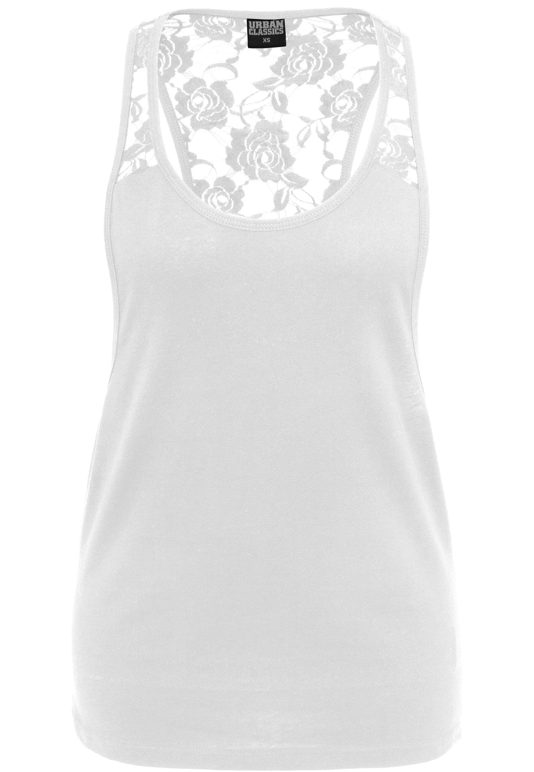 URBAN CLASSICS Muskelshirt Urban Classics Damen Ladies Flower Laces Loose T günstig online kaufen