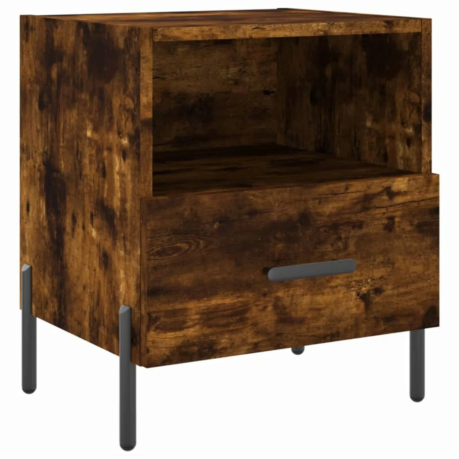 vidaXL Nachttisch Räuchereiche 40x35x47,5 cm Holzwerkstoff Modell 3 günstig online kaufen