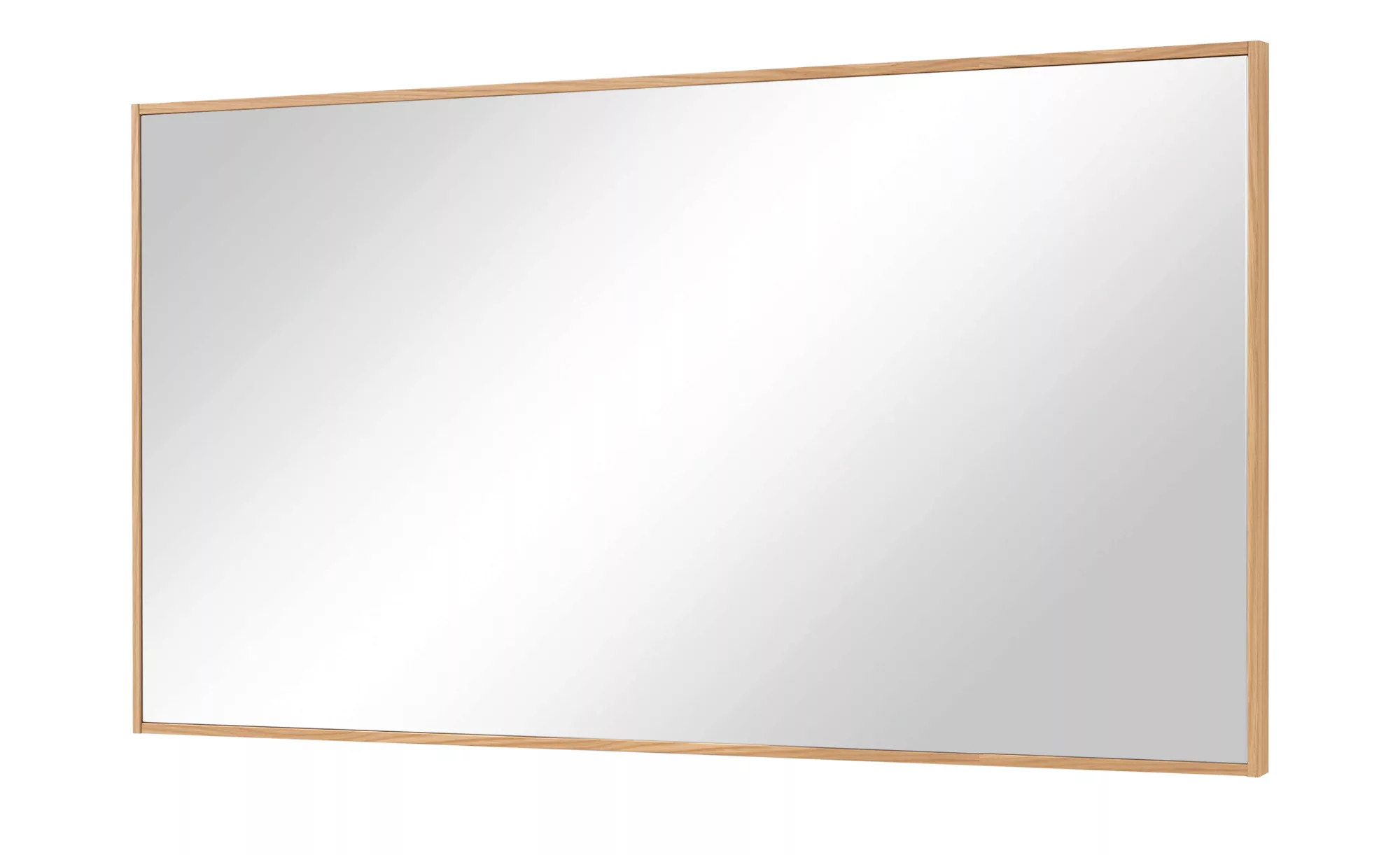 Spiegel 119 x 62 cm Tiba ¦ holzfarben ¦ Glas,Aluminium,Holz ¦ Maße (cm): B: günstig online kaufen