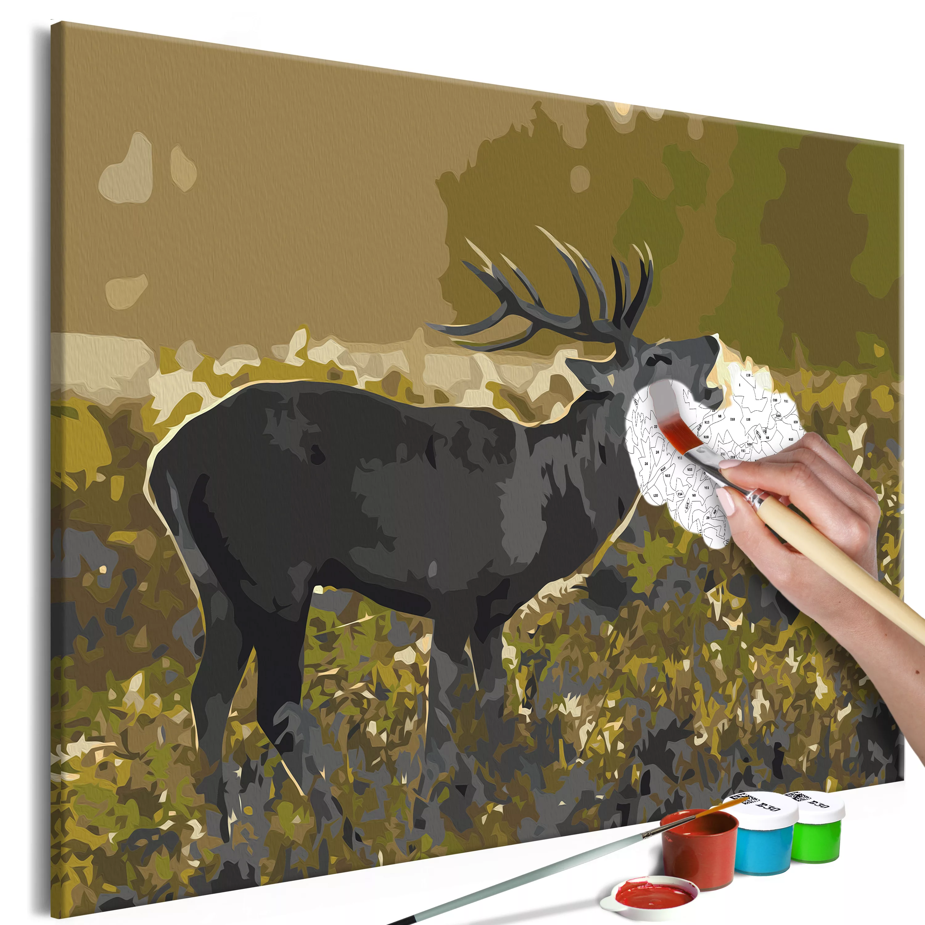 Malen Nach Zahlen - Deer On Rut günstig online kaufen