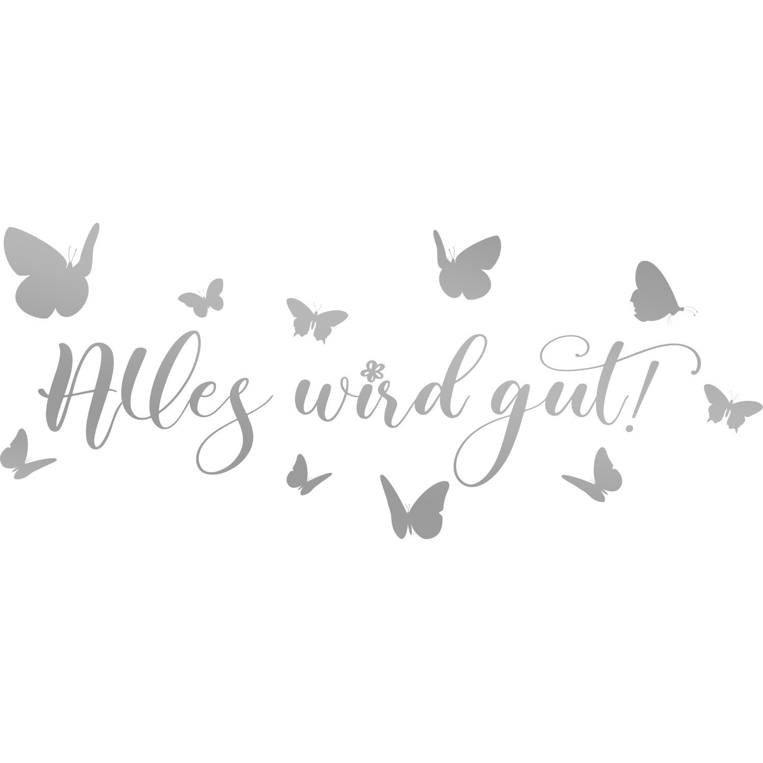 Home affaire Wandtattoo Alles wird gut günstig online kaufen